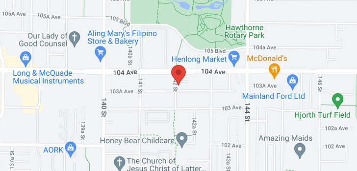 map of 10362 142ND STREET